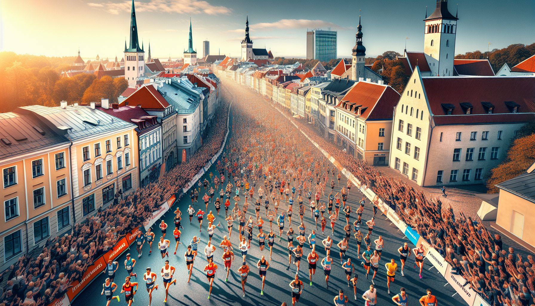Tallinna maratoni osalejate foto